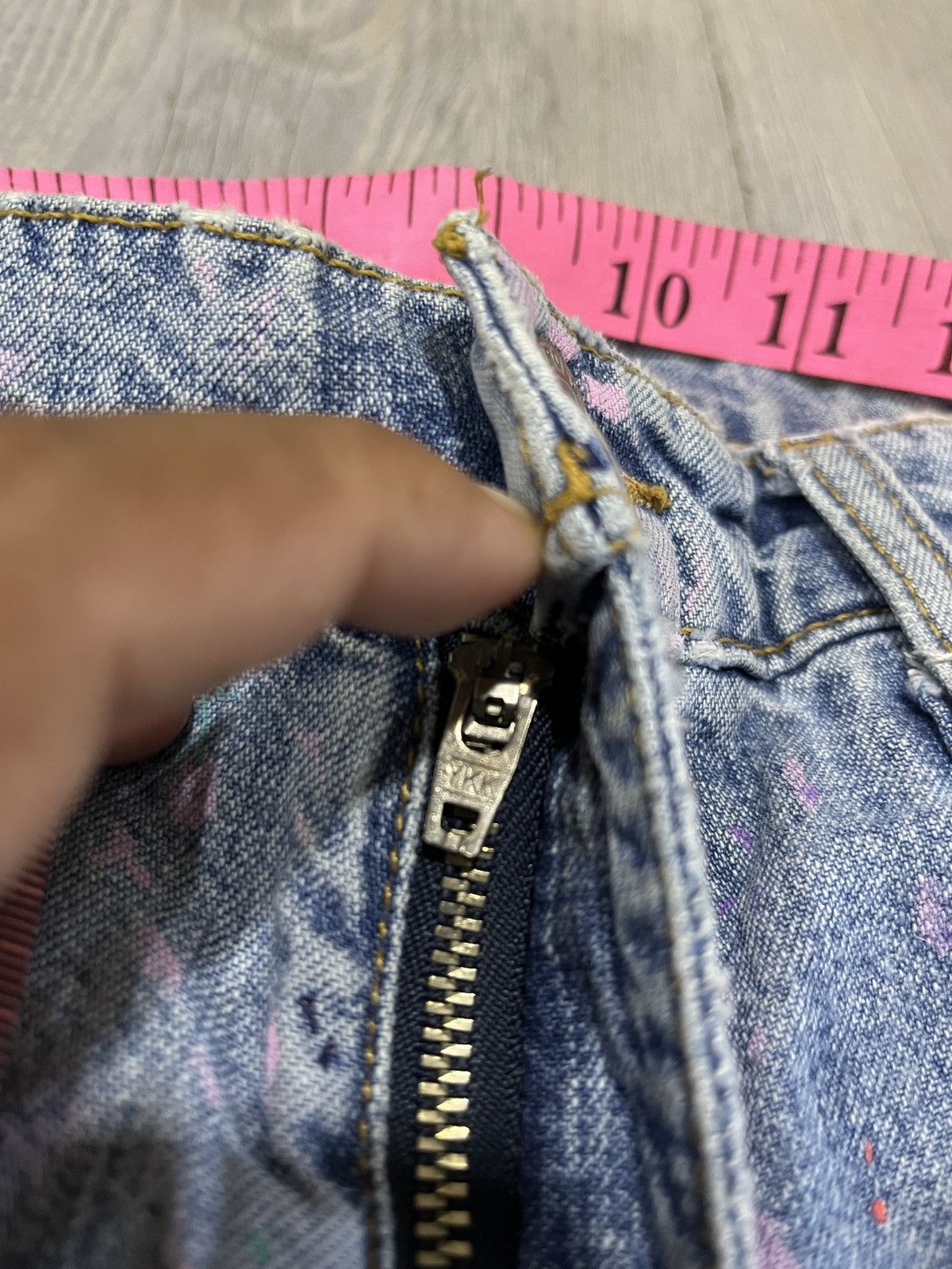 Polo Ralph Lauren Rare Distressed Denim POLO vintage Size US 34 / EU 50 - 8 Thumbnail