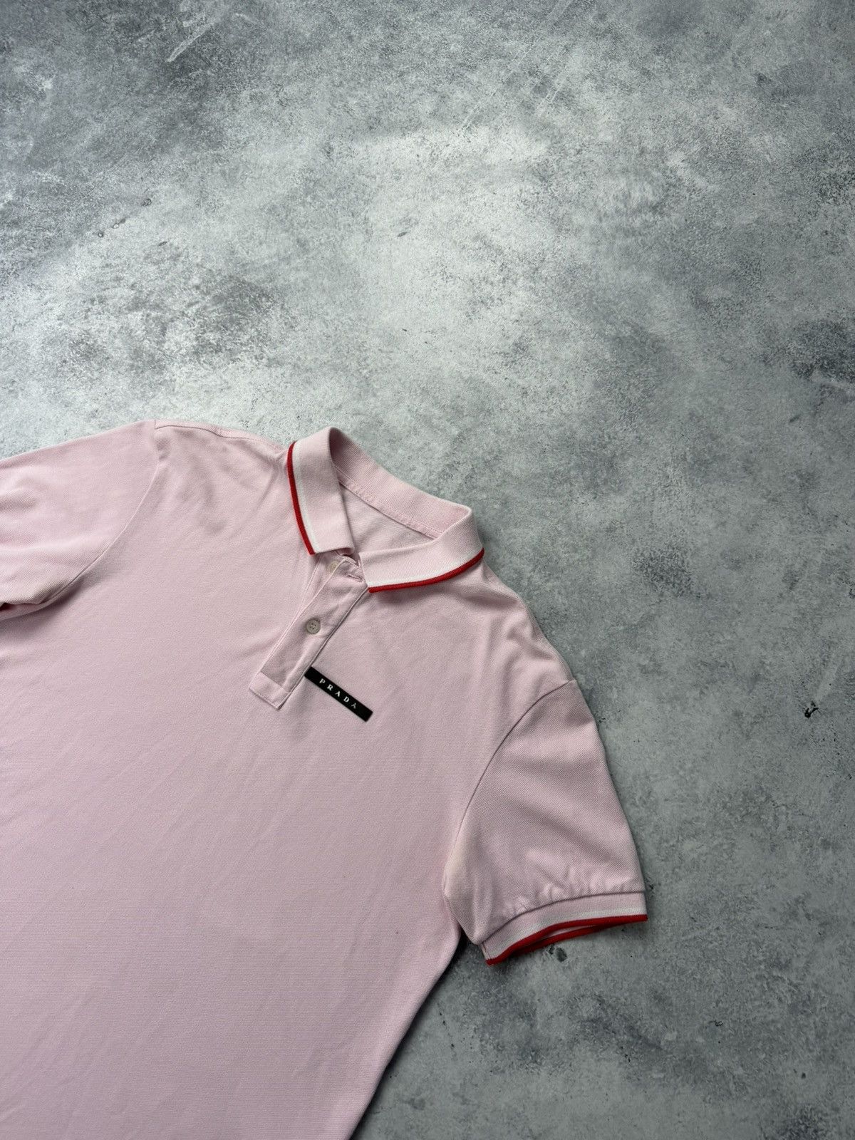 Prada Prada Pale pink polo shirt Size US M / EU 48-50 / 2 - 2 Thumbnail