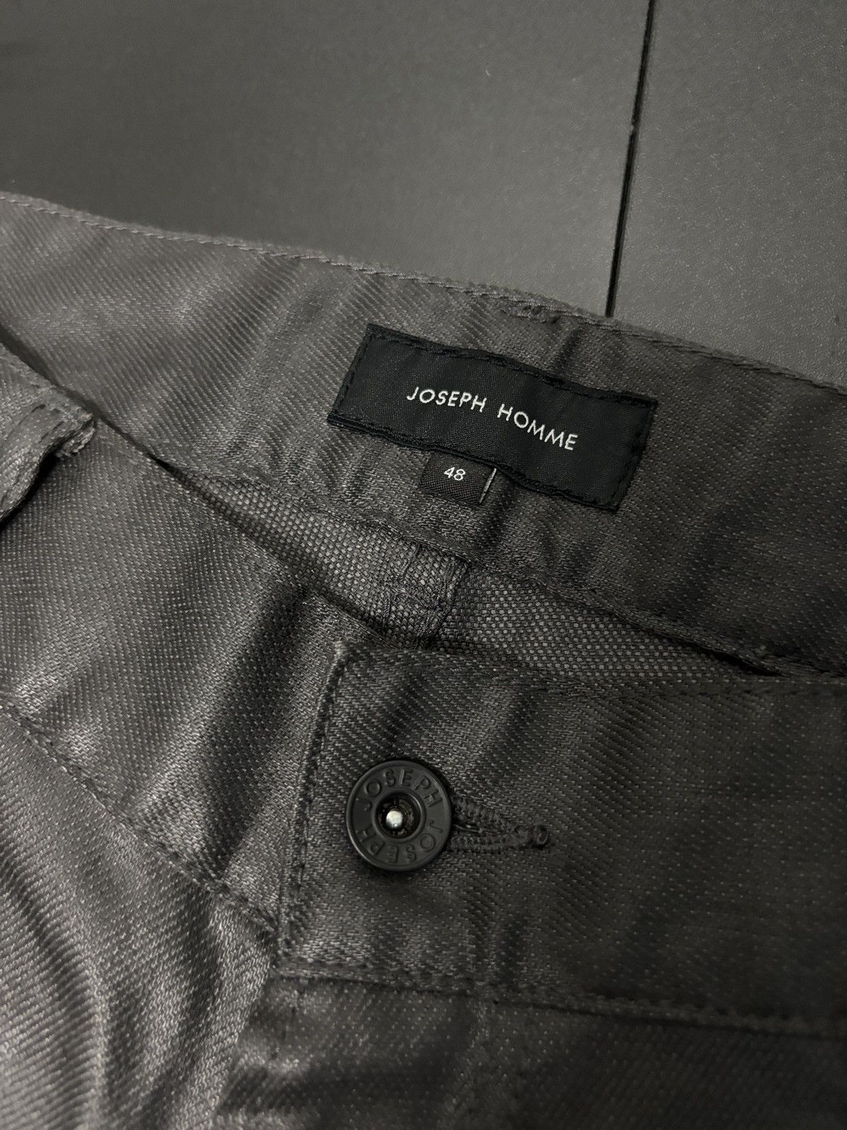 JOSEPH HOMME Joseph Homme Waxed Coat Straight Cut Pants Size US 33 - 4 Thumbnail