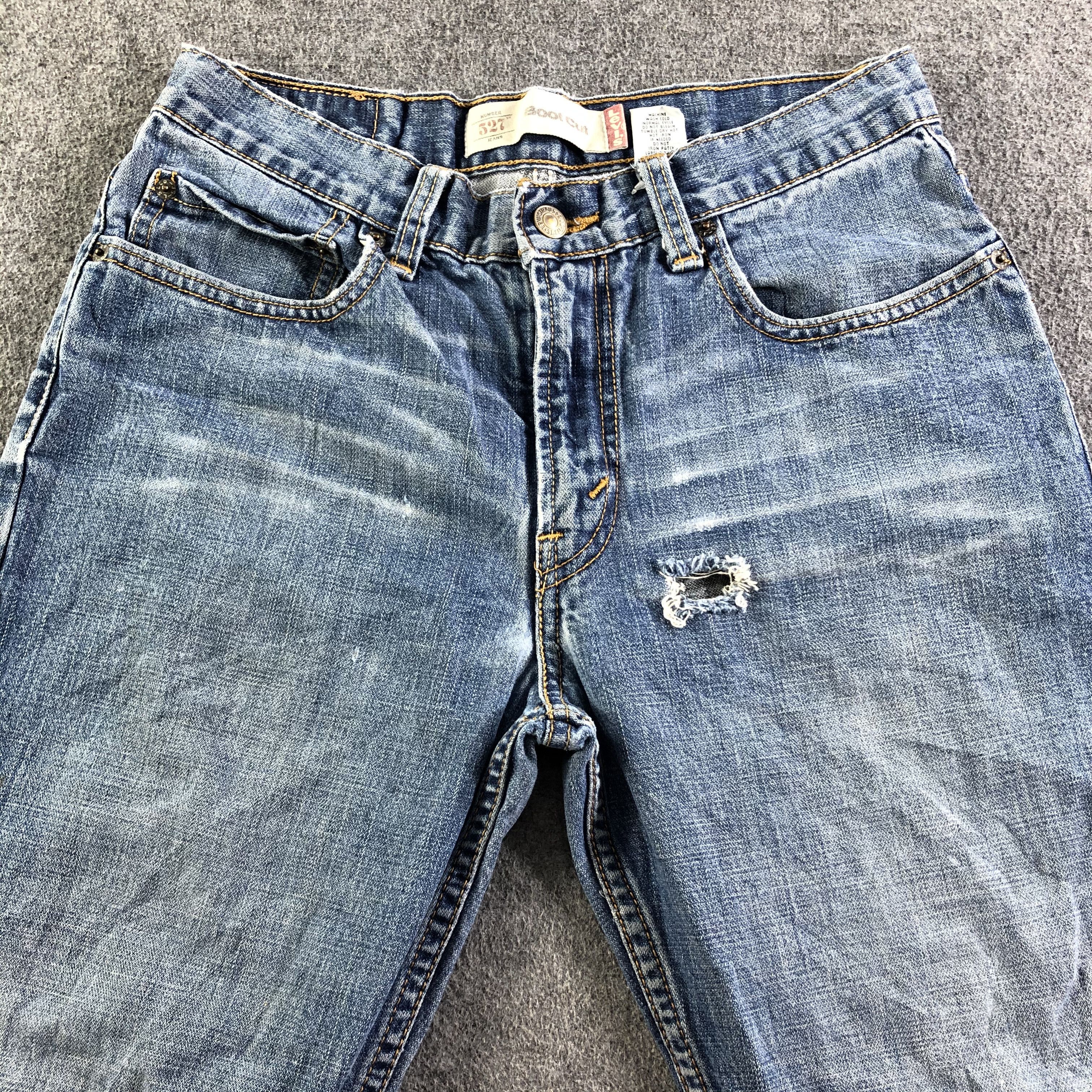 Levi's Vintage Blue Wash Levis 527 Jeans-J3714 Size US 30 / EU 46 - 3 Thumbnail
