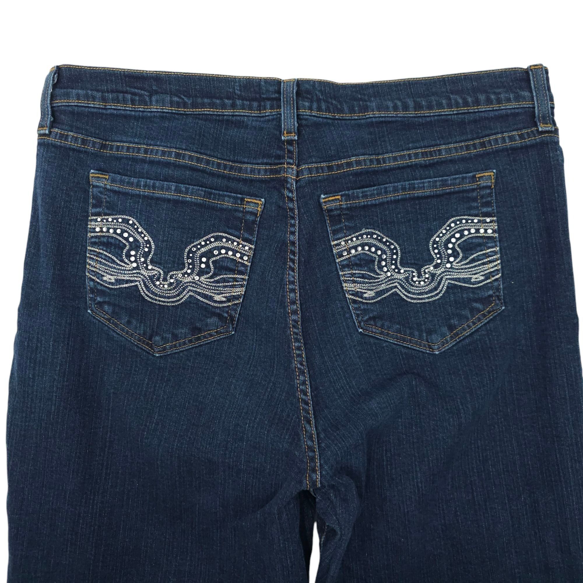 Other NYD Jeans Flare Leg Jeans Womens Size 18 High Rise Dark Wash Size 40" / US 18 - 11 Thumbnail