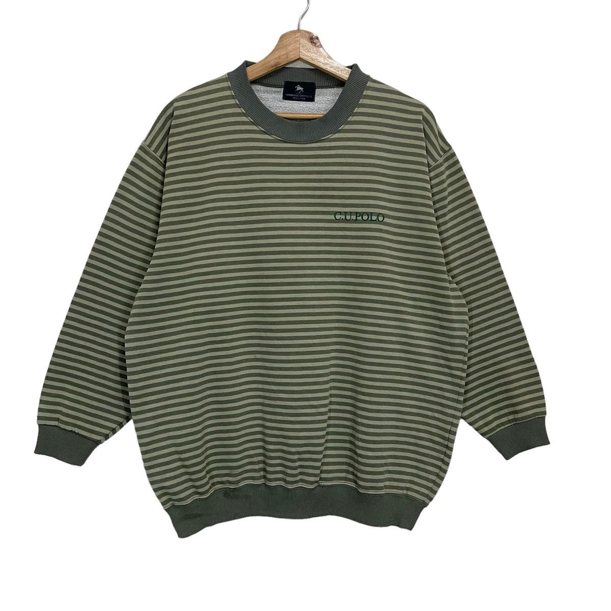 Beverly Hills Polo Club Vintage 90s Cambridge Univ Polo Club Crewneck Sweatshirt Size US L / EU 52-54 / 3 - 1 Thumbnail