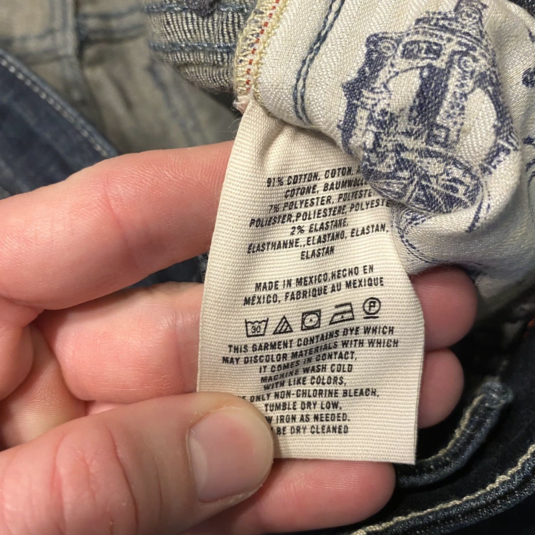 Vintage VINTAGE Pilcro & The Letterpress Jeans No. 27 Stet Flare Boot Cut Women 28x30 Dark Blue Size 28" / US 6 / IT 42 - 6 Thumbnail