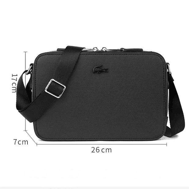 Lacoste Lacoste messenger bag double zipper shoulder bag Size ONE SIZE - 1 Thumbnail