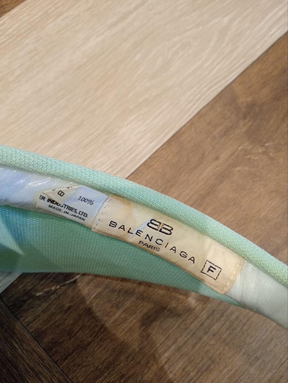 Balenciaga BALENCIAGA PARIS SPELLOUT SUN VISOR HAT Size ONE SIZE - 6 Thumbnail