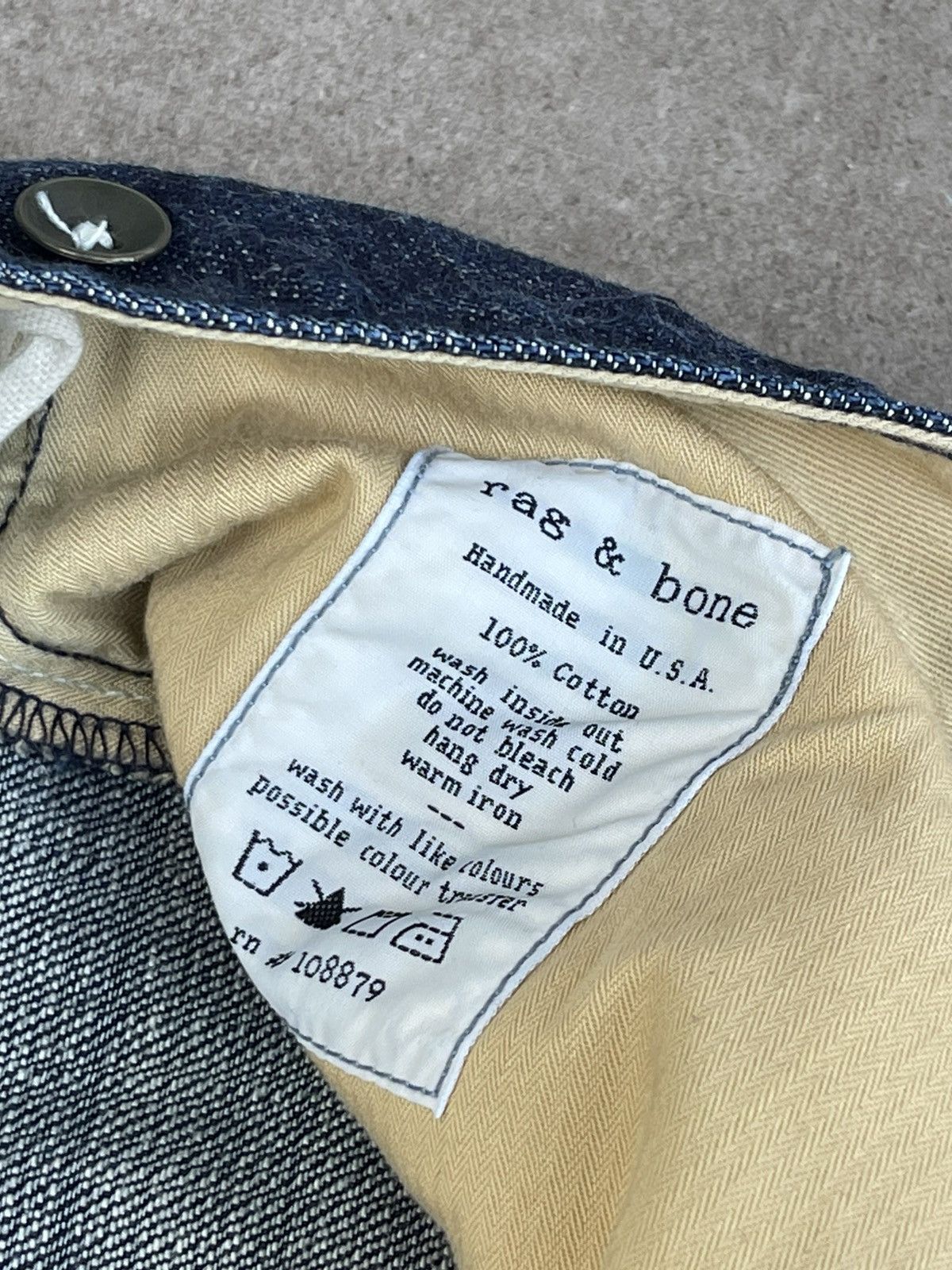 Rag & Bone Rag & Bone Dark Indigo Denim Pants Size US 32 / EU 48 - 22 Thumbnail