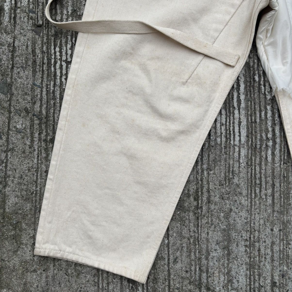 Rick Owens Drkshdw Rick Owens DRKSHDW Milk Collapse Cropped Jeans Size US 31 - 18 Thumbnail