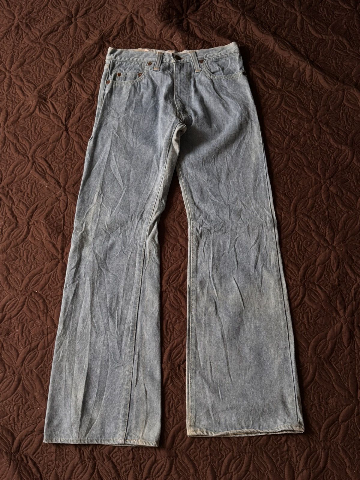If Six Was Nine Vintage early 90s mc queen blue jeans boot cut Size 28" / US 6 / IT 42 - 1 Thumbnail