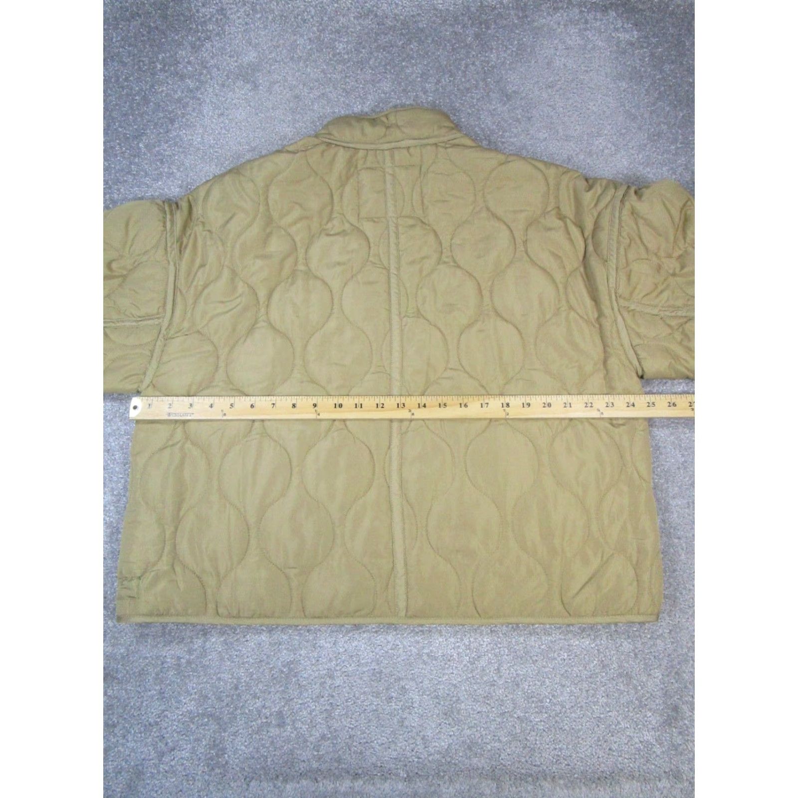 Lucky Brand Lucky Brand Jacket Womens Large Beige Quilted Insulated Puffer Size L / US 10 / IT 46 - 5 Thumbnail