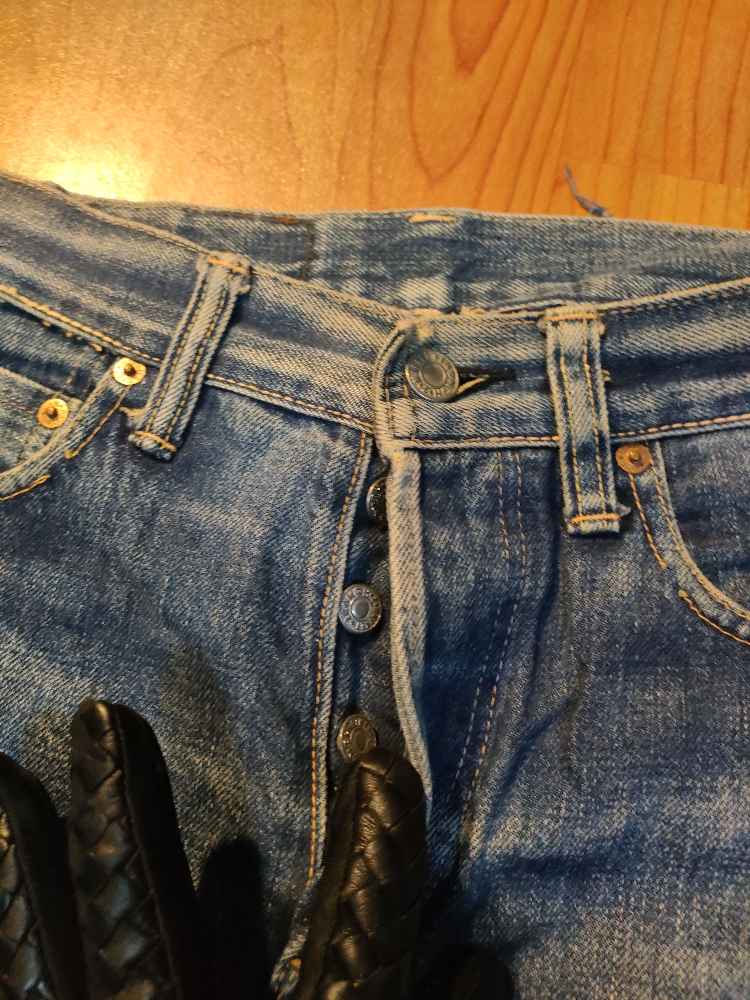 Blue Blue Japan × Japanese Brand Distressed Blue Blue Selvedge Jeans Size US 28 / EU 44 - 6 Thumbnail