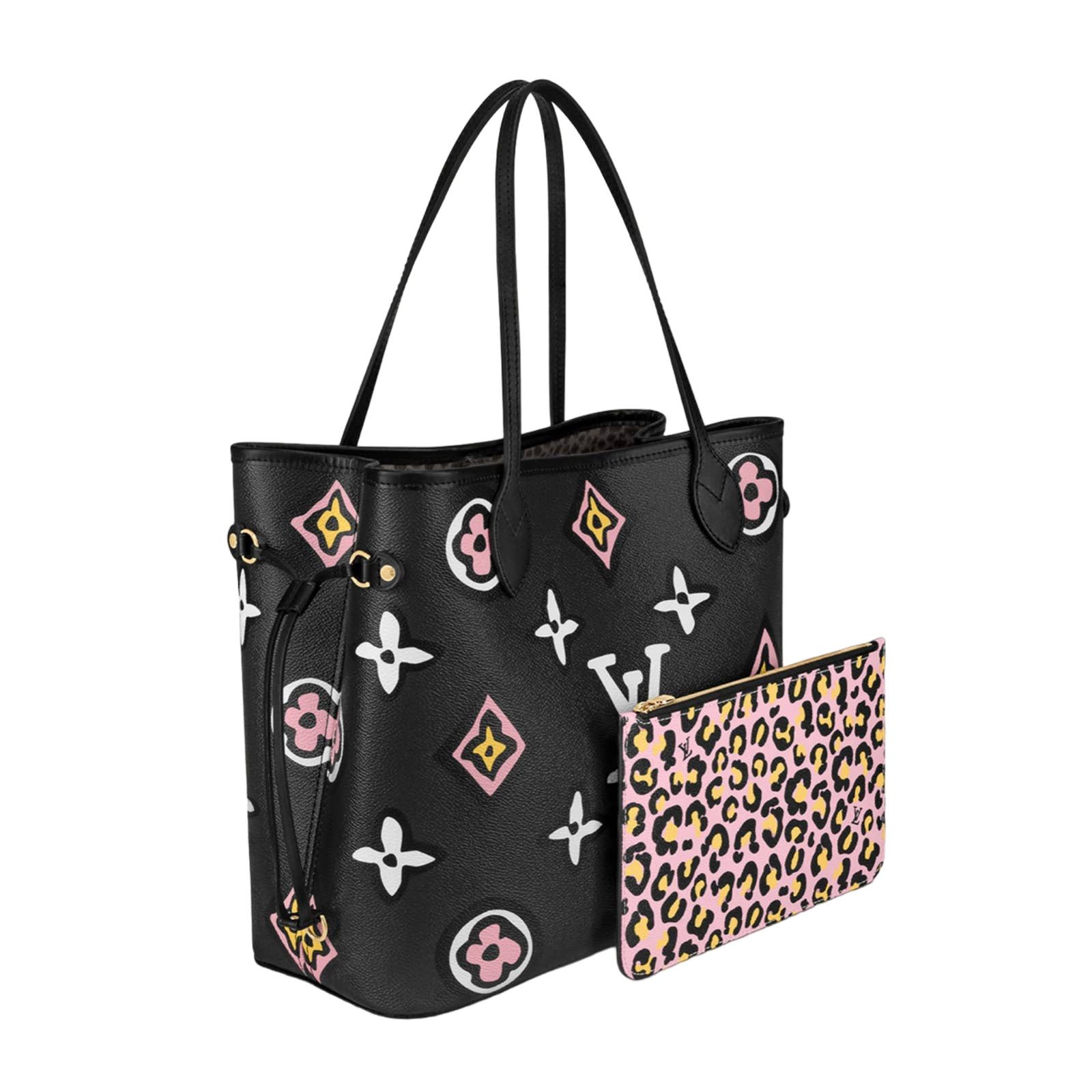 Louis Vuitton At Heart Black White Tote Handle Shoulder Bag