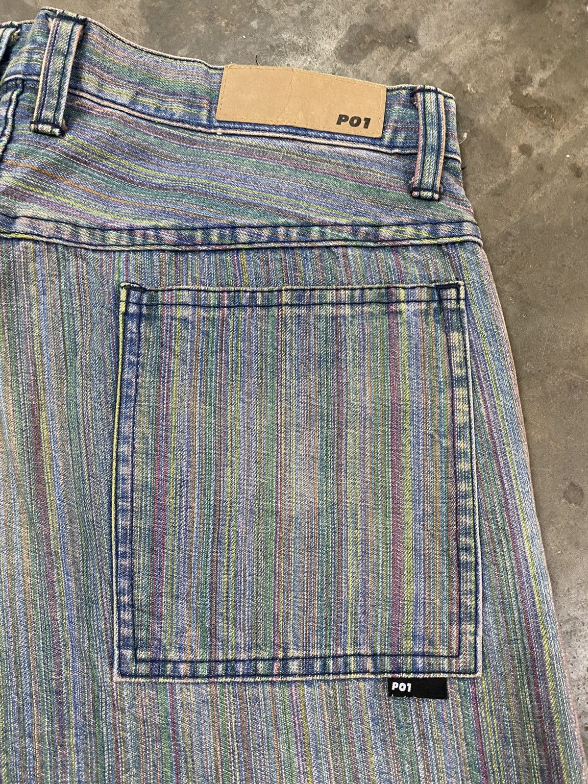 Hysteric Glamour × If Six Was Nine × Tornado Mart Baggy Jeans P01 Multicolour Jeans Thread @243 Size US 32 / EU 48 - 11 Thumbnail