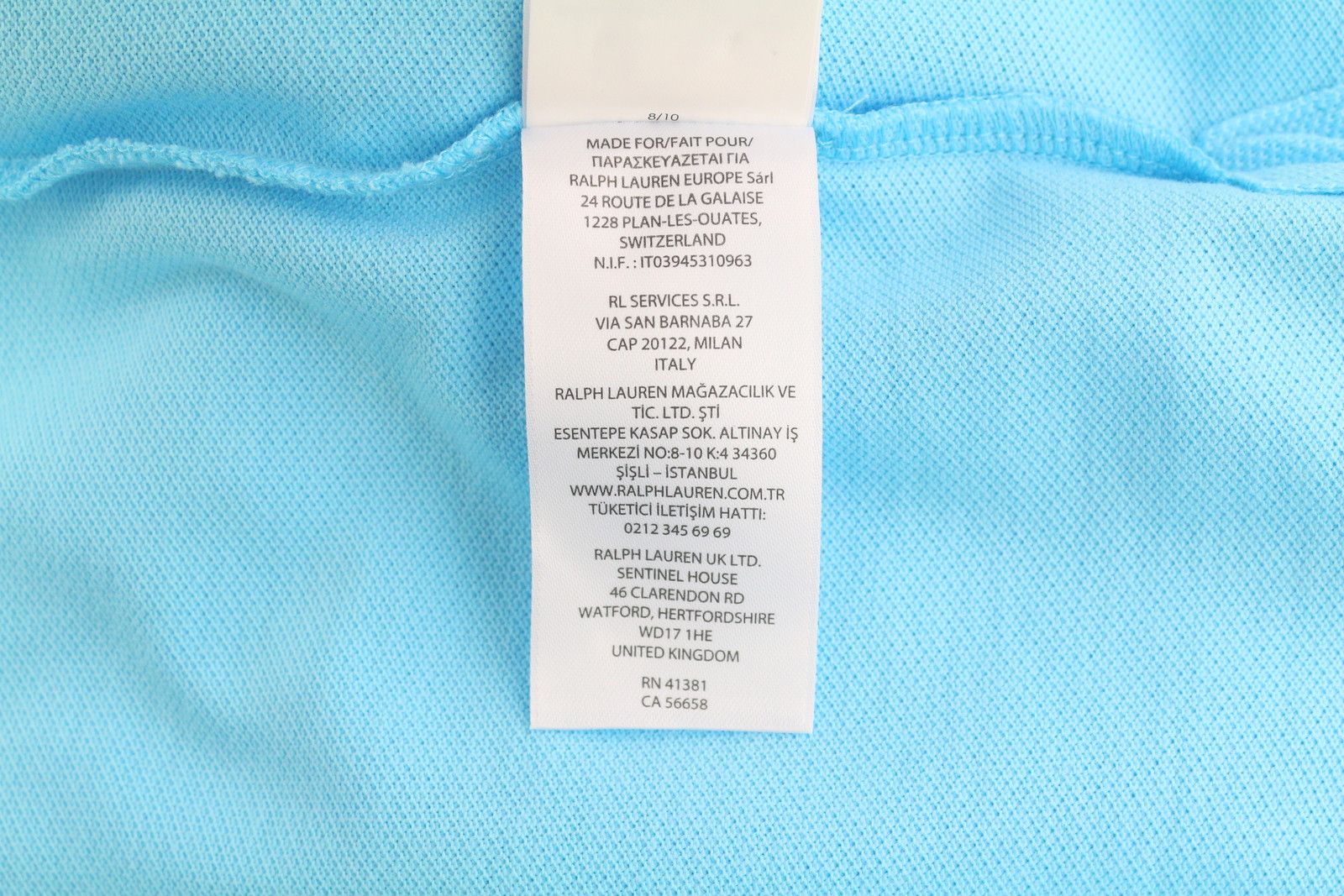Polo Ralph Lauren SLIM FIT M Blue Short Sleeve Polo Neck T-Shirt 84531 Size US M / EU 48-50 / 2 - 10 Thumbnail