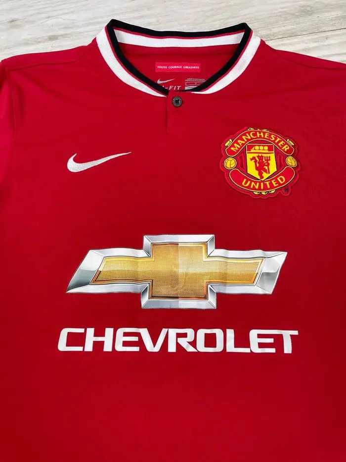 Nike Nike Manchester United 2014 2015 Home Shirt Soccer Jersey Size US S / EU 44-46 / 1 - 8 Thumbnail
