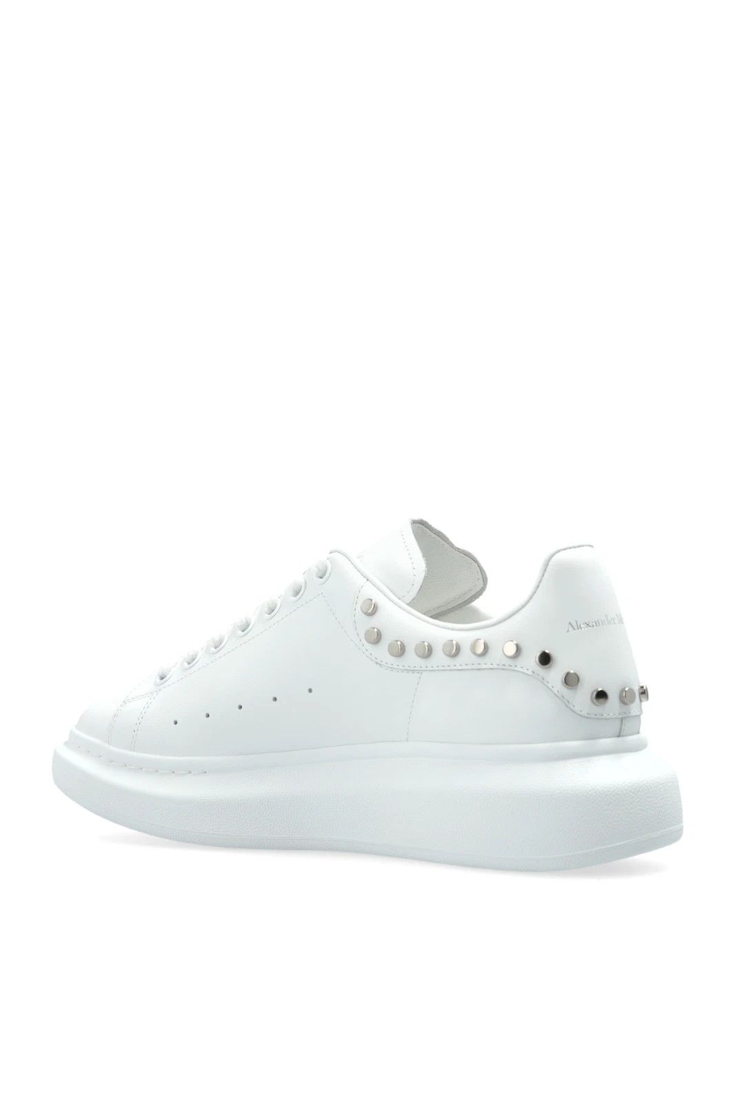 Alexander McQueen ALEXANDER MCQUEEN Men's Oversized White Studded Sneakers Size US 5 / EU 37 - 2 Thumbnail