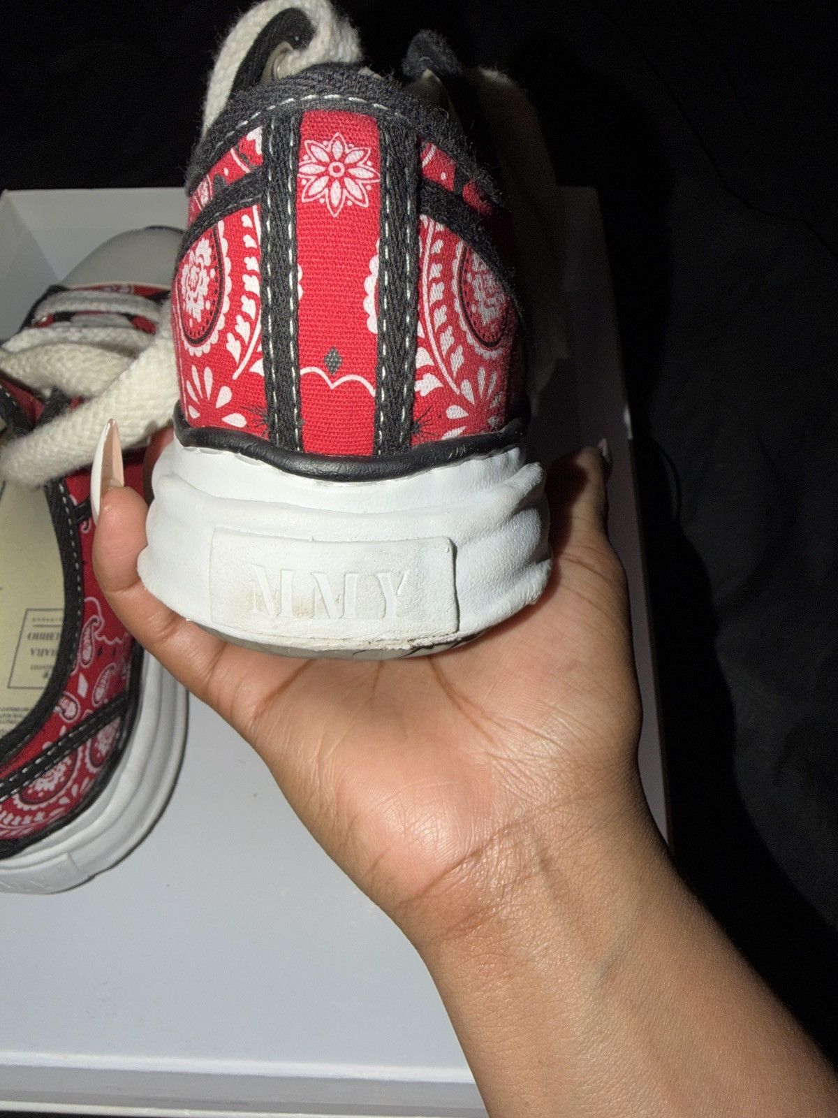 Maison MIHARA YASUHIRO Maison Mihara Yasuhiro Bandana Canvas Sneaker Size US 7 / EU 40 - 7 Thumbnail