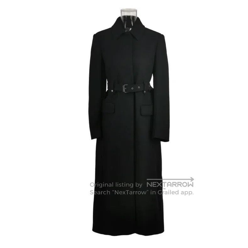 Valentino Valentino Wool solid color lace-up coat with lapels Size S / US 4 / IT 40 - 1 Thumbnail