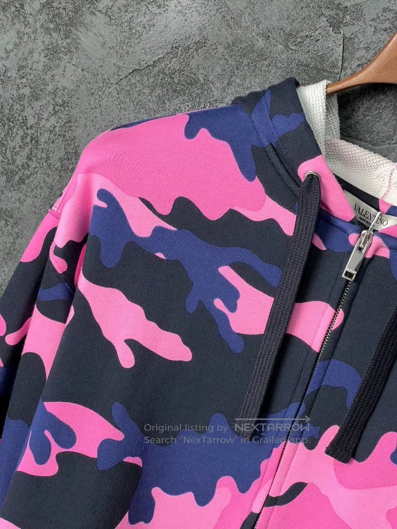 Valentino Valentino Camouflage drawstring hooded casual jacket Size US S / EU 44-46 / 1 - 4 Thumbnail