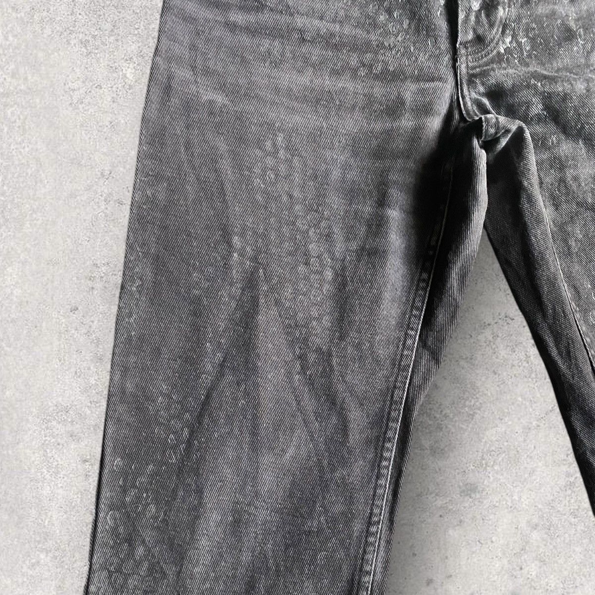 Helmut Lang SS03 Archive Rubber ‘Tyre’ Print Denim Size US 30 / EU 46 - 5 Thumbnail