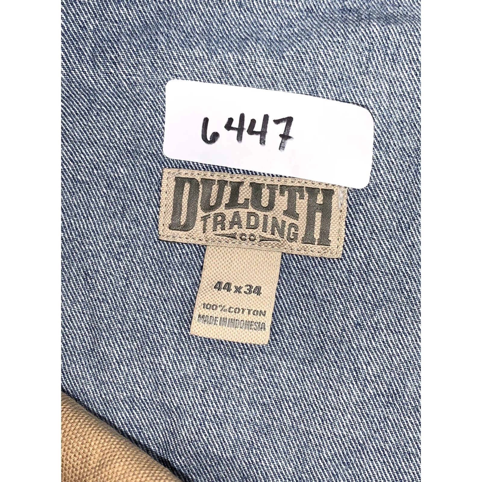 CO Duluth Denim Jeans 44x34 Jeans Men Duluth Denim Blue Regular Straight Workwear 44 34 Mens Size US 44 / EU 60 - 4 Thumbnail