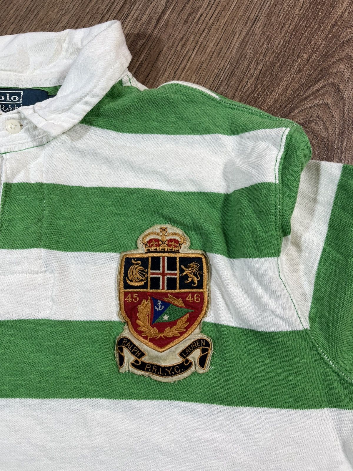 Polo Ralph Lauren Vintage Polo Ralph Lauren Rugby Long Sleeve Shirt 90s Size US XL / EU 56 / 4 - 4 Thumbnail