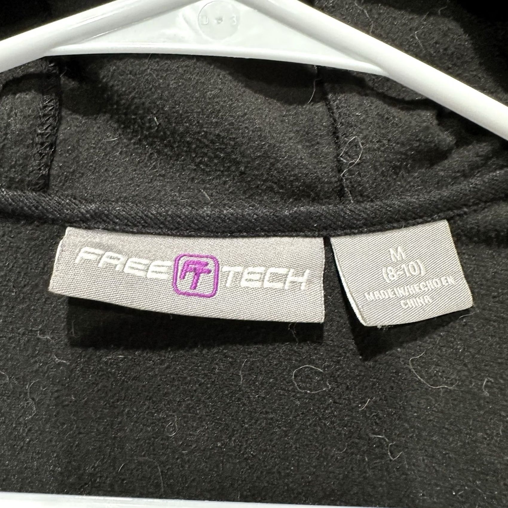 Vintage VINTAGE FreeTech Jacket Womens M Black Softshell Lined Full Zip Hooded Water Resistant GUC Regular Fit Outdoor Mens Womens Boys Girls Size M / US 6-8 / IT 42-44 - 4 Thumbnail
