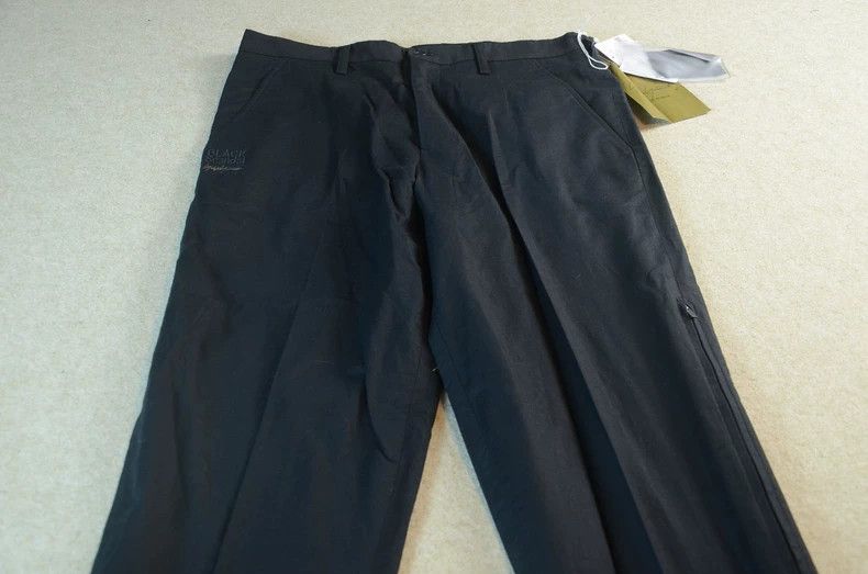 Yohji Yamamoto Yohji Yamamoto size 2 Embroidered zipper slacks pants Size US 28 / EU 44 - 2 Thumbnail