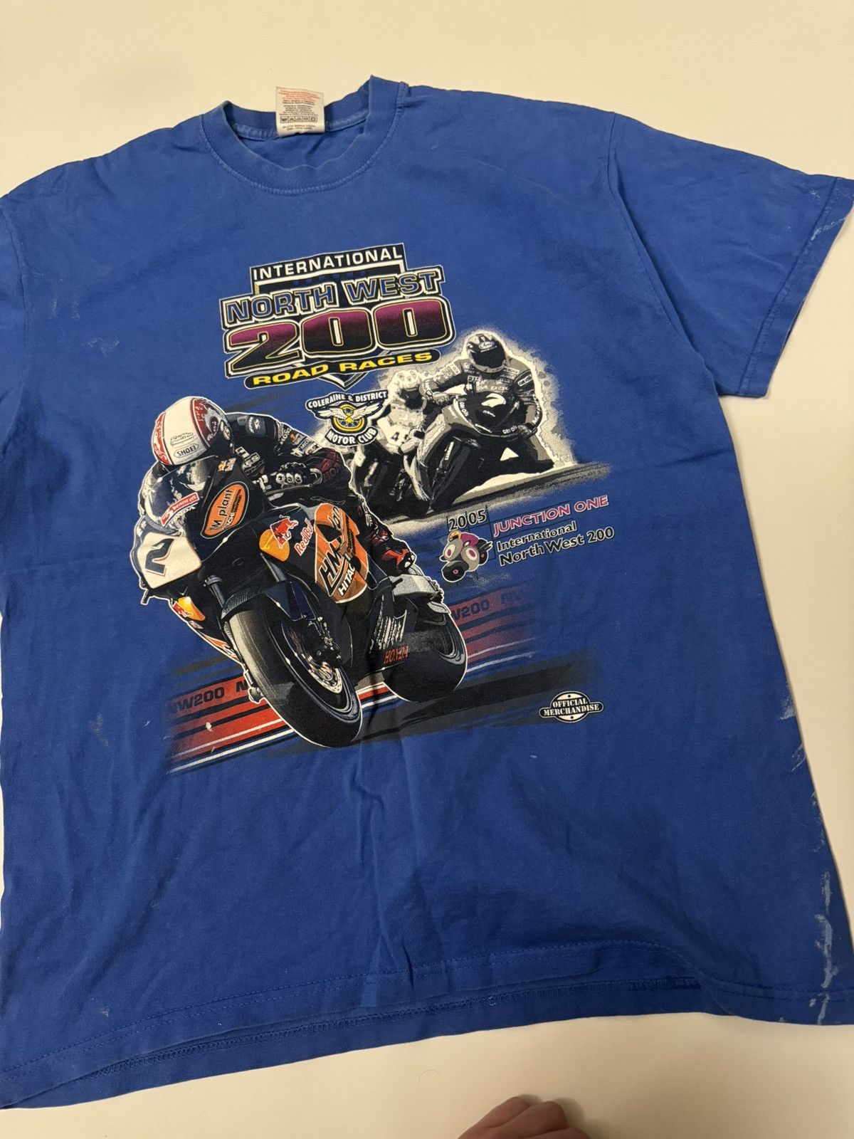 Vintage Vintage Motorcycle NW Road Races 2005 Tee Size US L / EU 52-54 / 3 - 3 Thumbnail