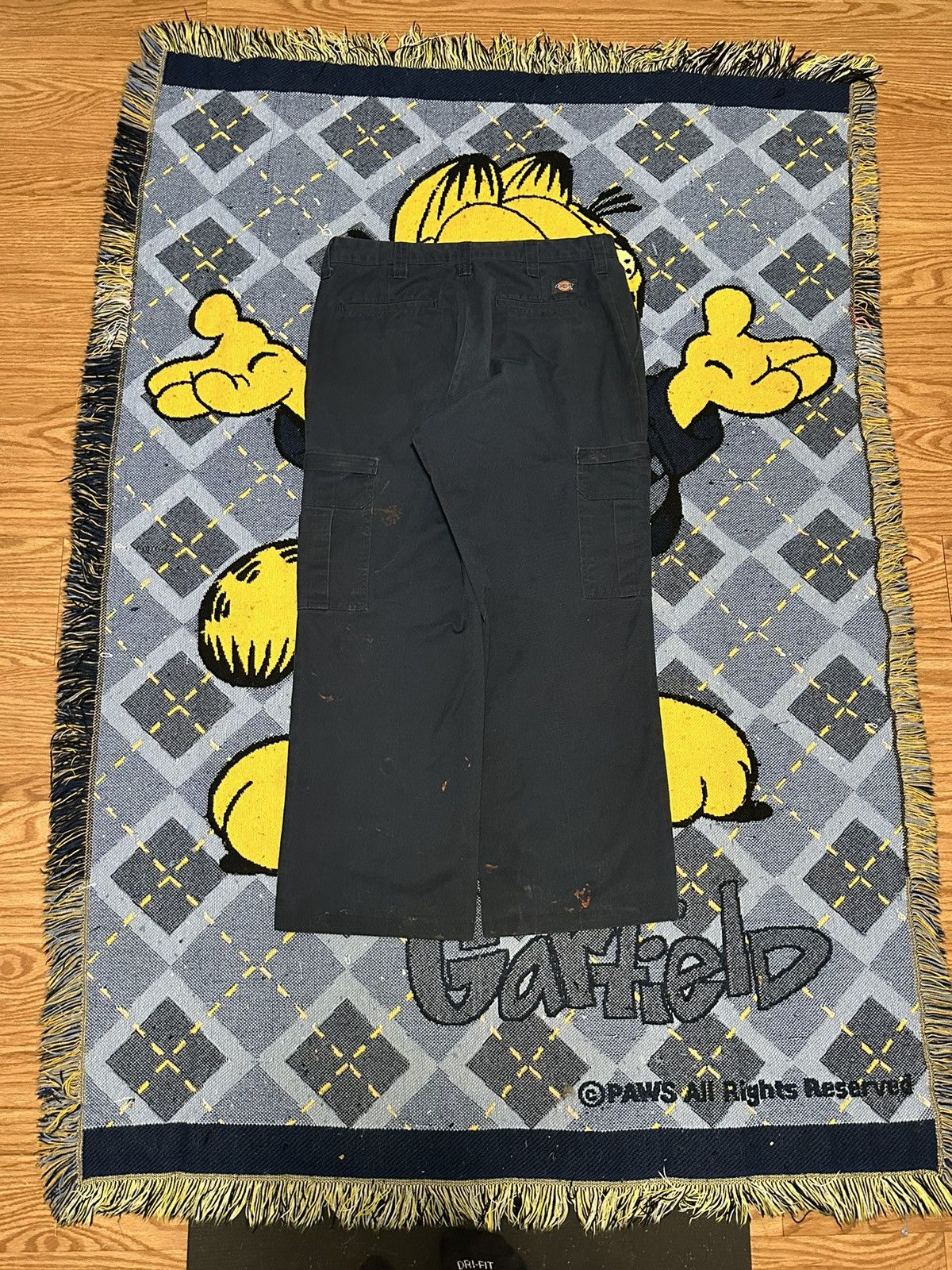 Dickies Vintage Essential Thrashed Dickies Baggy Cargo Skate Pants Size US 34 / EU 50 - 6 Thumbnail