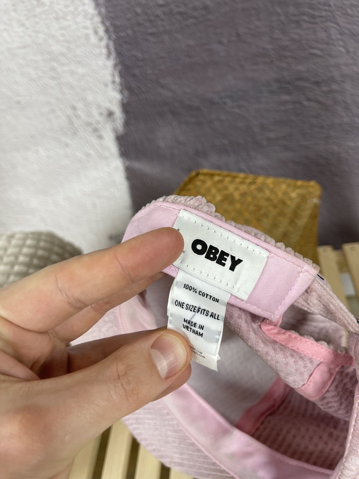 Obey Obey corduroy center logo cap 5 panel Size ONE SIZE - 11 Thumbnail