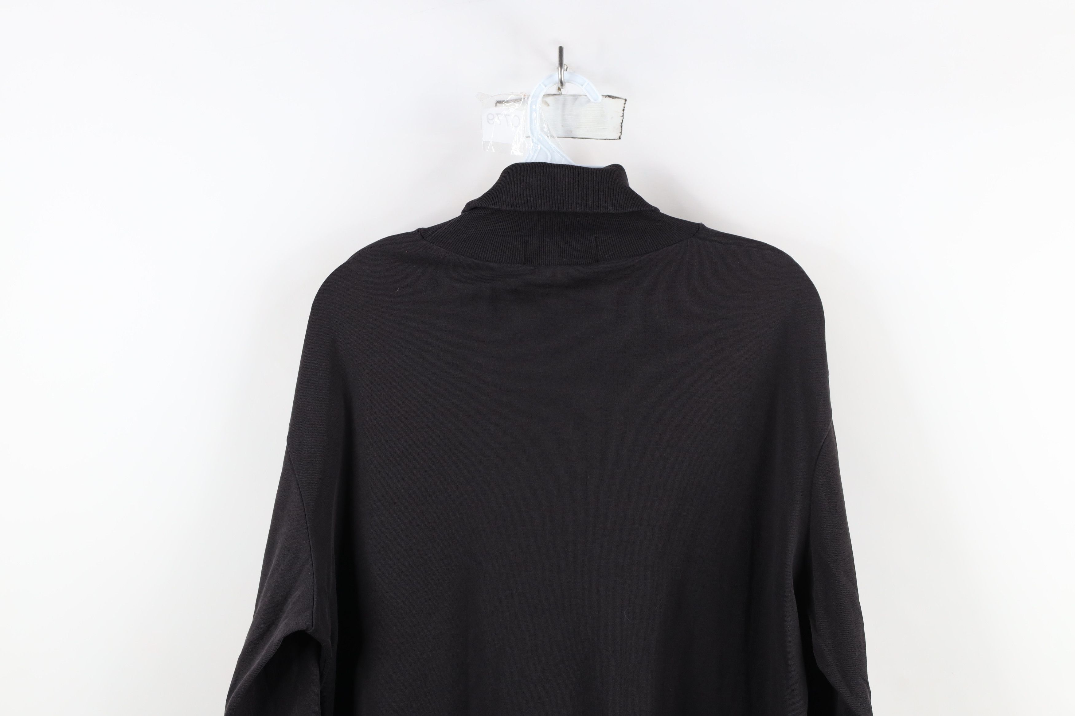 Ralph Lauren × Vintage Vintage 90s Ralph Lauren Turtleneck T-Shirt Black USA Size US M / EU 48-50 / 2 - 14 Thumbnail