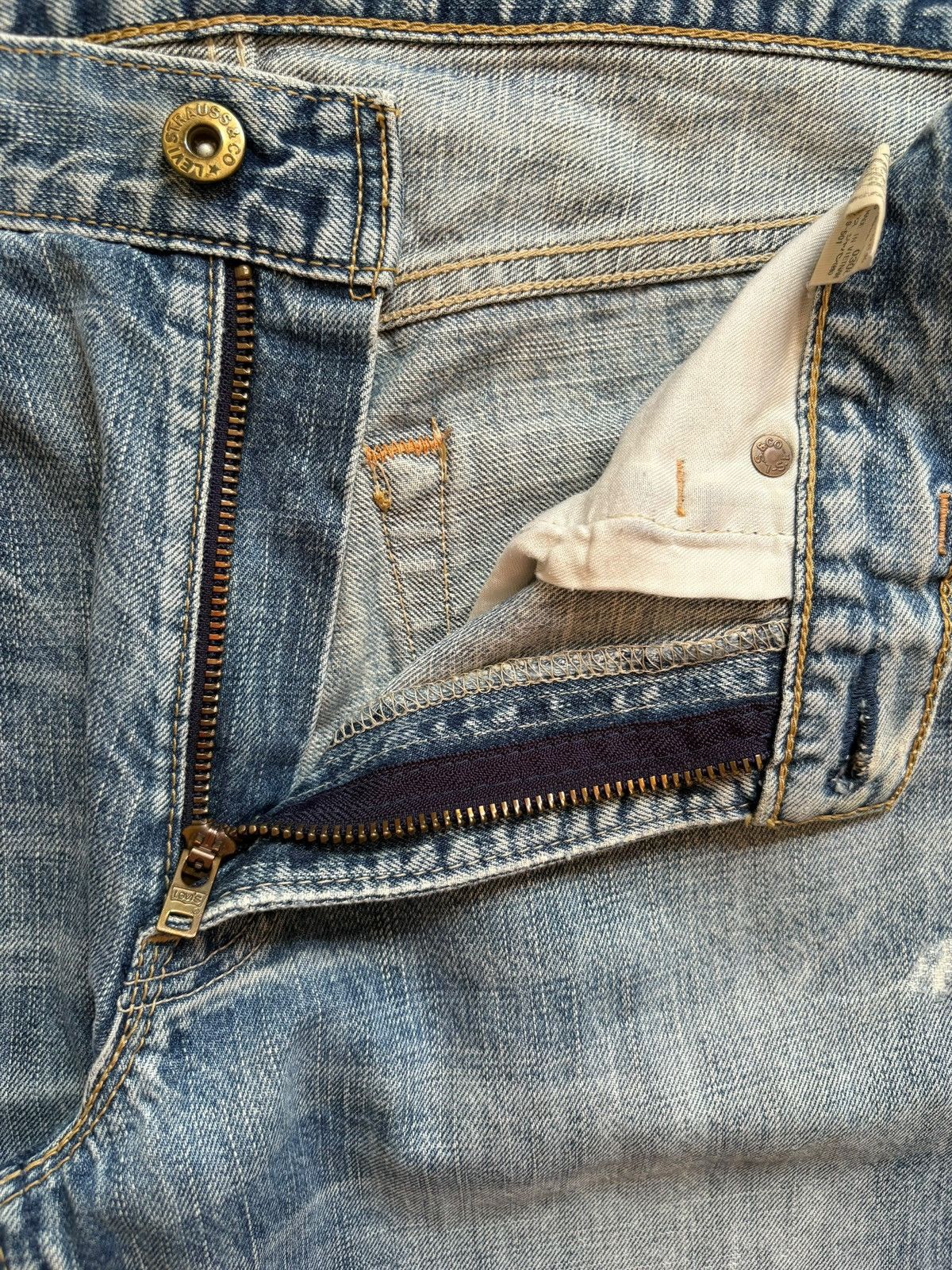 Levi's SALES🔥Vintage 90s Levis 502 Mud Wash Distressed Loose Jeans Size US 32 / EU 48 - 9 Thumbnail
