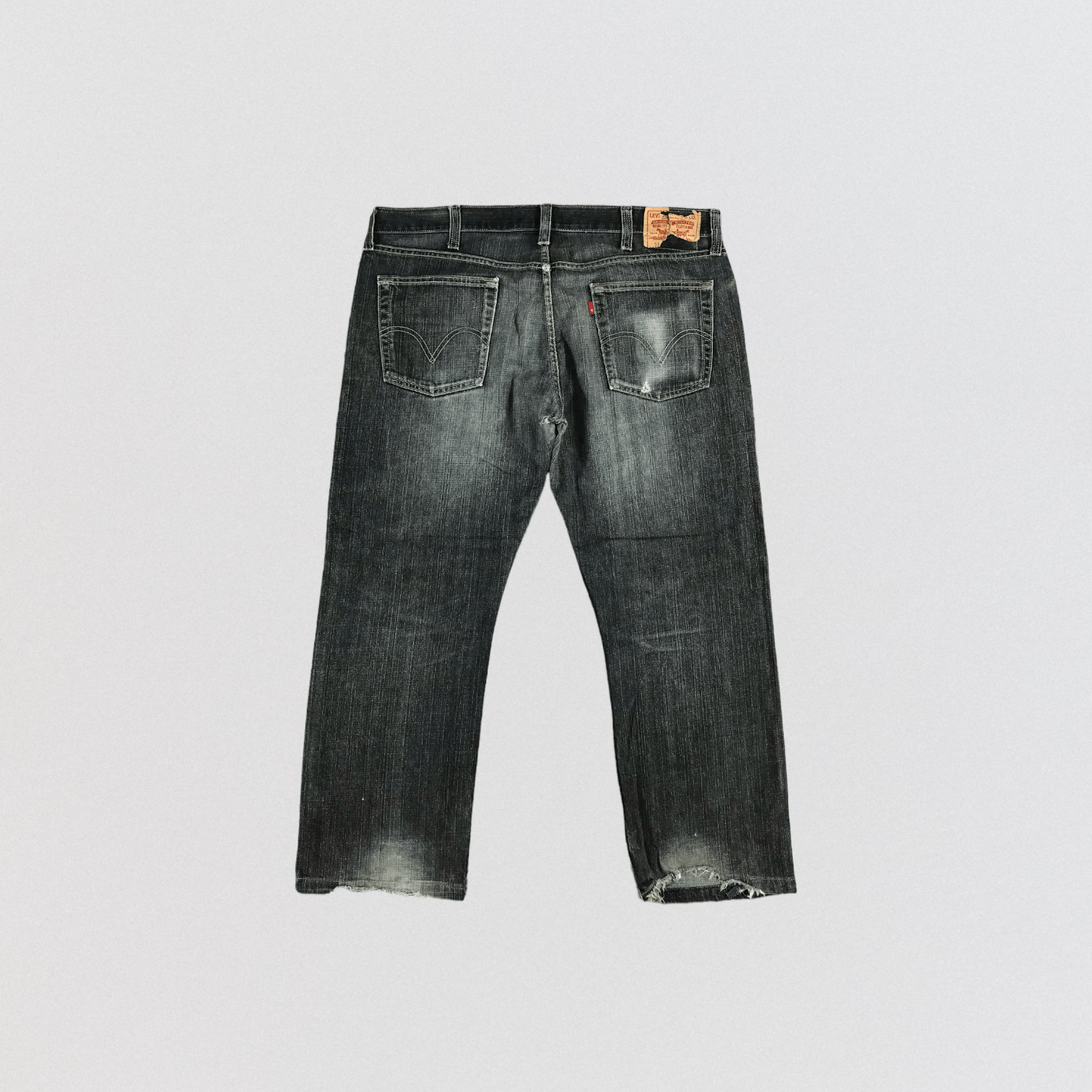 Levi's × Vintage Vintage Levis 514 Faded Black Jeans-JM2613 Size US 40 / EU 56 - 2 Thumbnail