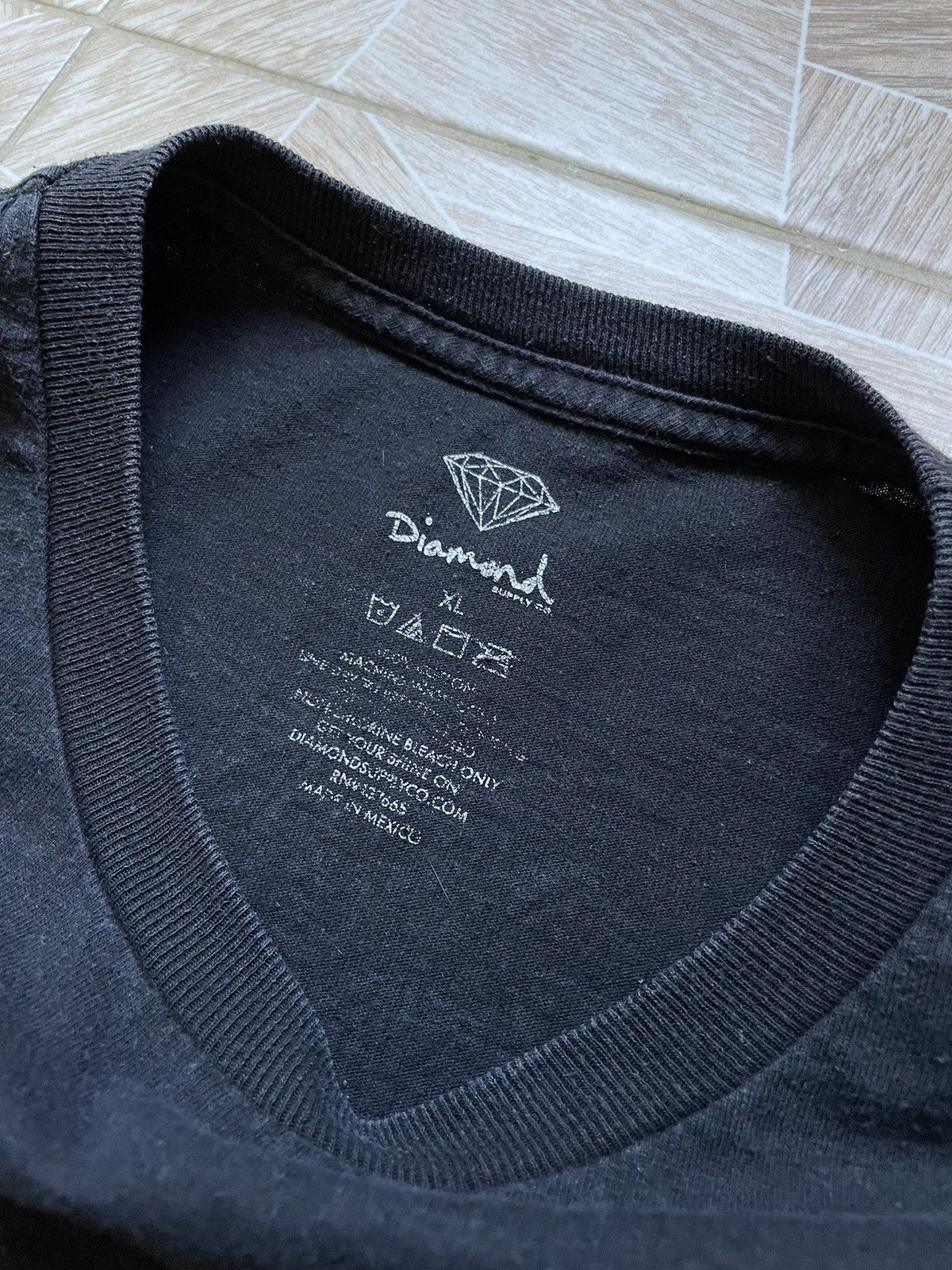 Diamond Supply Co. × Vintage Y2K Rare Skateboarding Diamond Supply Co Big Skull Logo Tee Size US XL / EU 56 / 4 - 6 Thumbnail