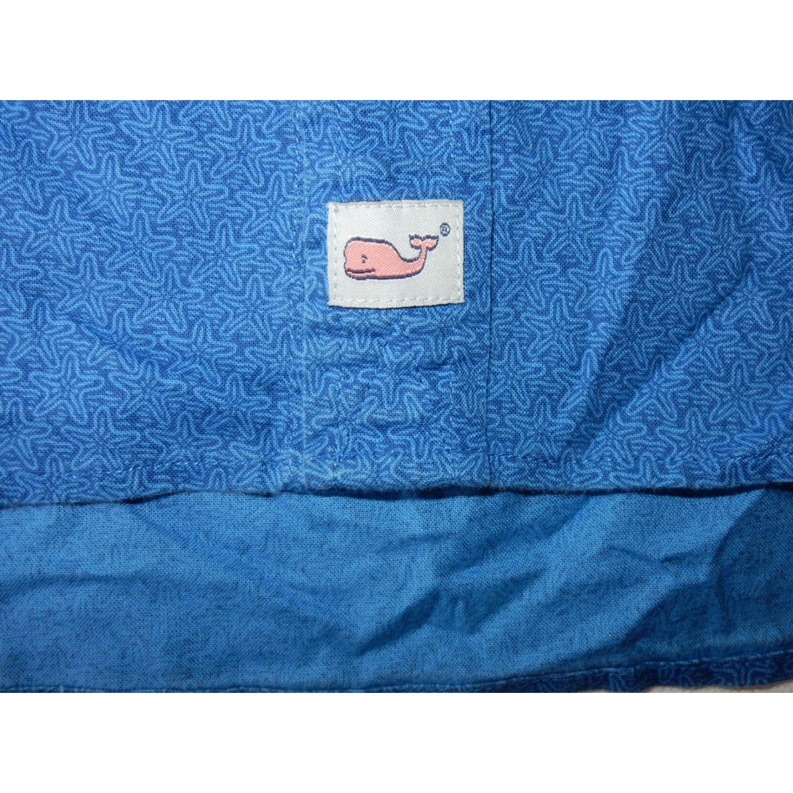 Vineyard Vines Vineyard Vines Men's Button Front Shirt Short Sleeve 2XL Blue Cotton Starfish Size US XXL / EU 58 / 5 - 3 Thumbnail