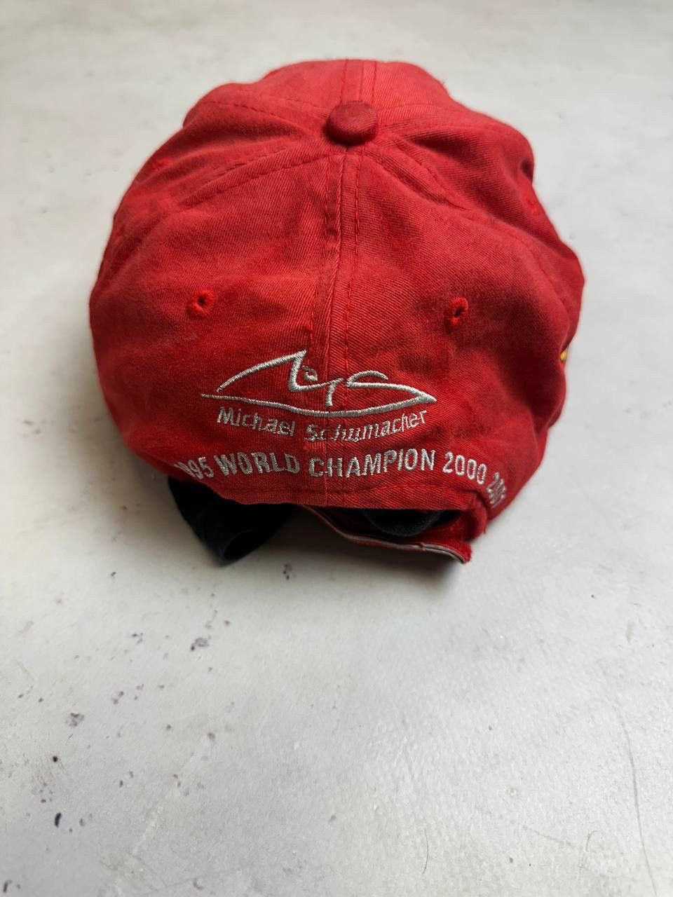 Vintage Vintage Ferarri Schumacher Racing F-1 Cap Y2K Os Size ONE SIZE - 3 Thumbnail