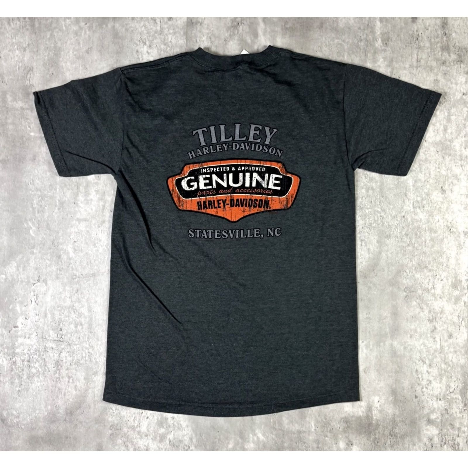 Harley Davidson VINTAGE Harley-Davidson Gray Biker T Shirt Hauling Class Small Y2K 90s Mens Size US S / EU 44-46 / 1 - 2 Thumbnail