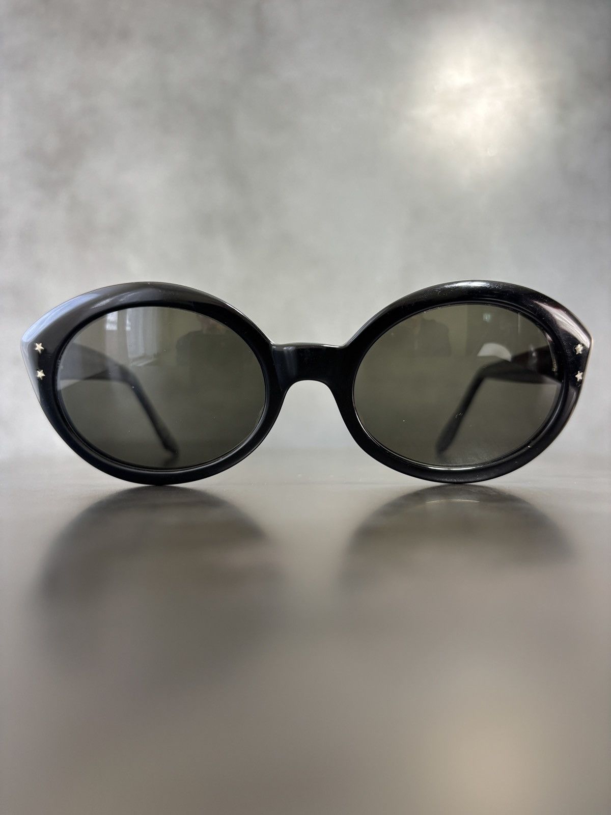 Vintage 1960s Sunglasses Frames True Vintage Cat Eye Oval France USA Size ONE SIZE - 6 Thumbnail