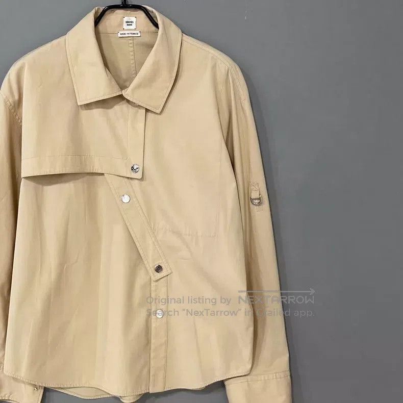 Hermes Hermes Asymmetrical Structure Shirt Jacket Size XS / US 0-2 / IT 36-38 - 1 Thumbnail