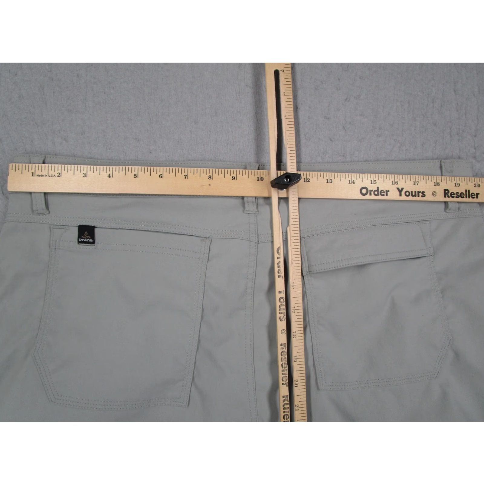 Prana prAna Pants Mens 40x31 Gray Zion Stretch Hiking Cargo Nylon Travel M4ST32116 Size US 40 / EU 56 - 6 Thumbnail