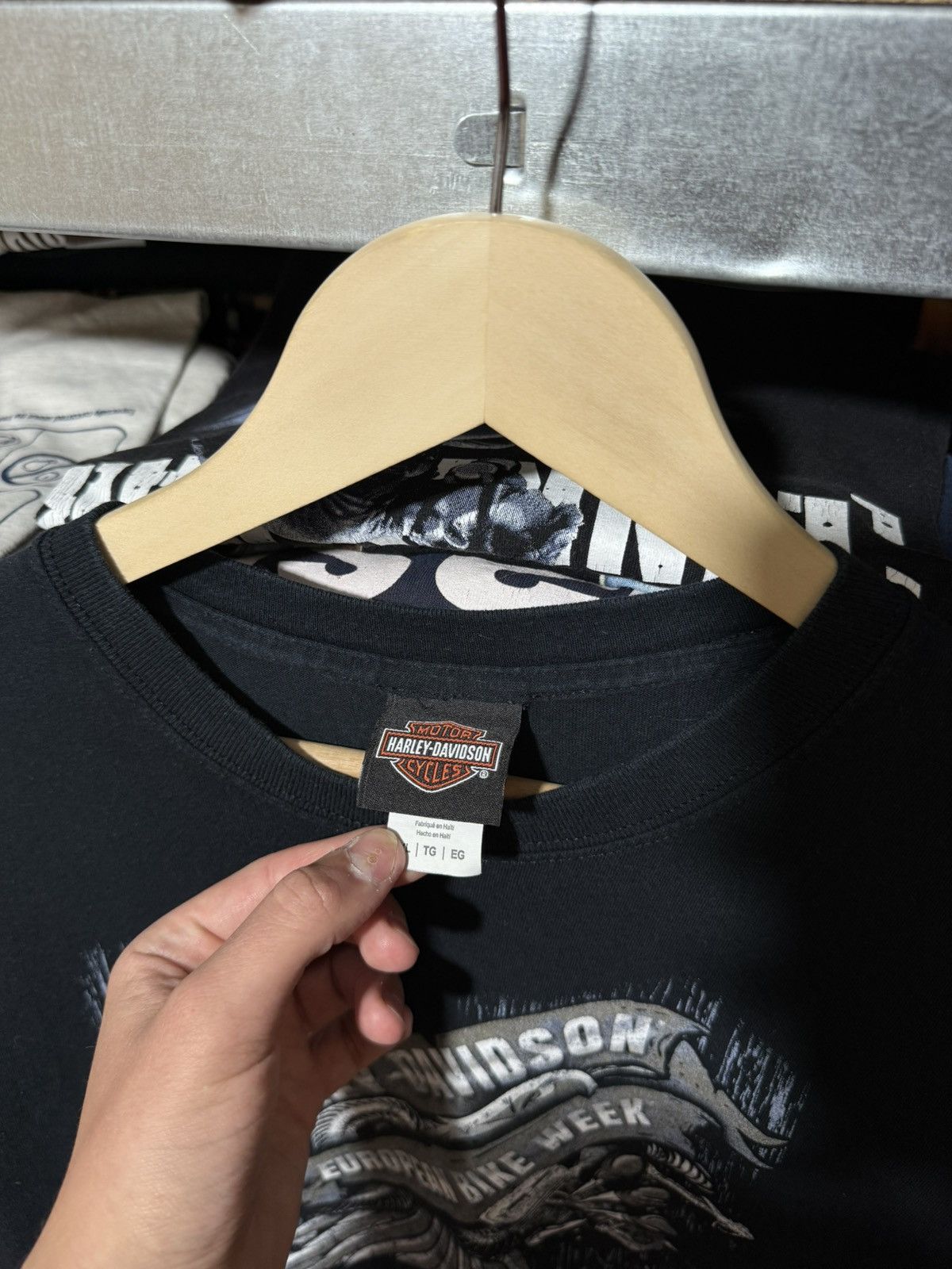 Harley Davidson Vintage 2017 Harley Davidson European Bike Week T-Shirt Y2K Size US XL / EU 56 / 4 - 5 Thumbnail