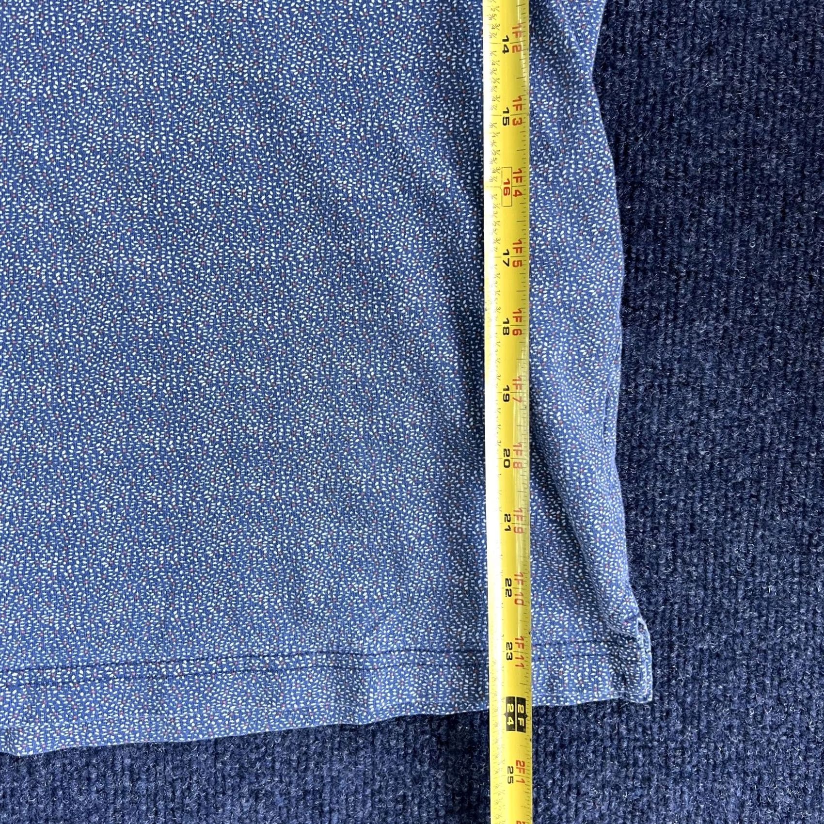 Michael Kors Michael Kors Polo Shirt Mens M Blue Spotted Jersey Short Sleeve Casual Size US M / EU 48-50 / 2 - 6 Thumbnail