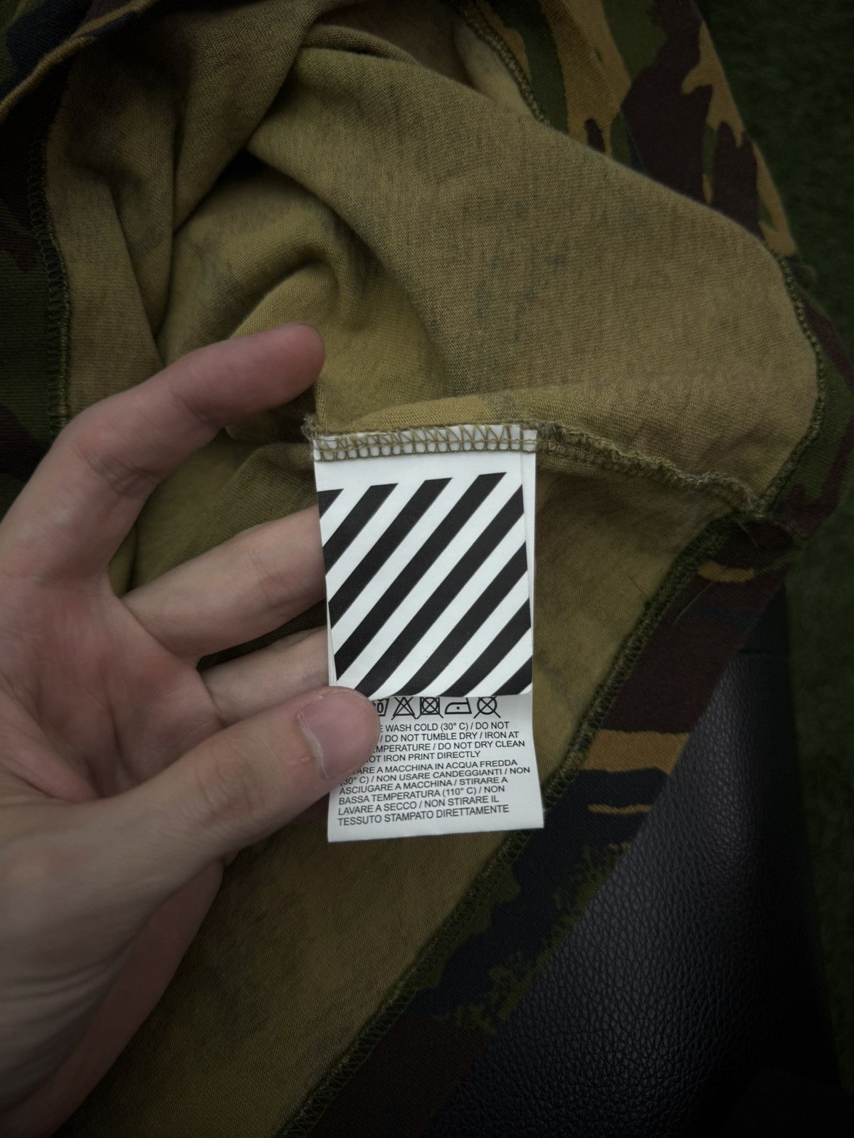 Off-White Off White Camouflage Long Sleeve Tshirt Size XL “Temperature Size US XL / EU 56 / 4 - 13 Thumbnail