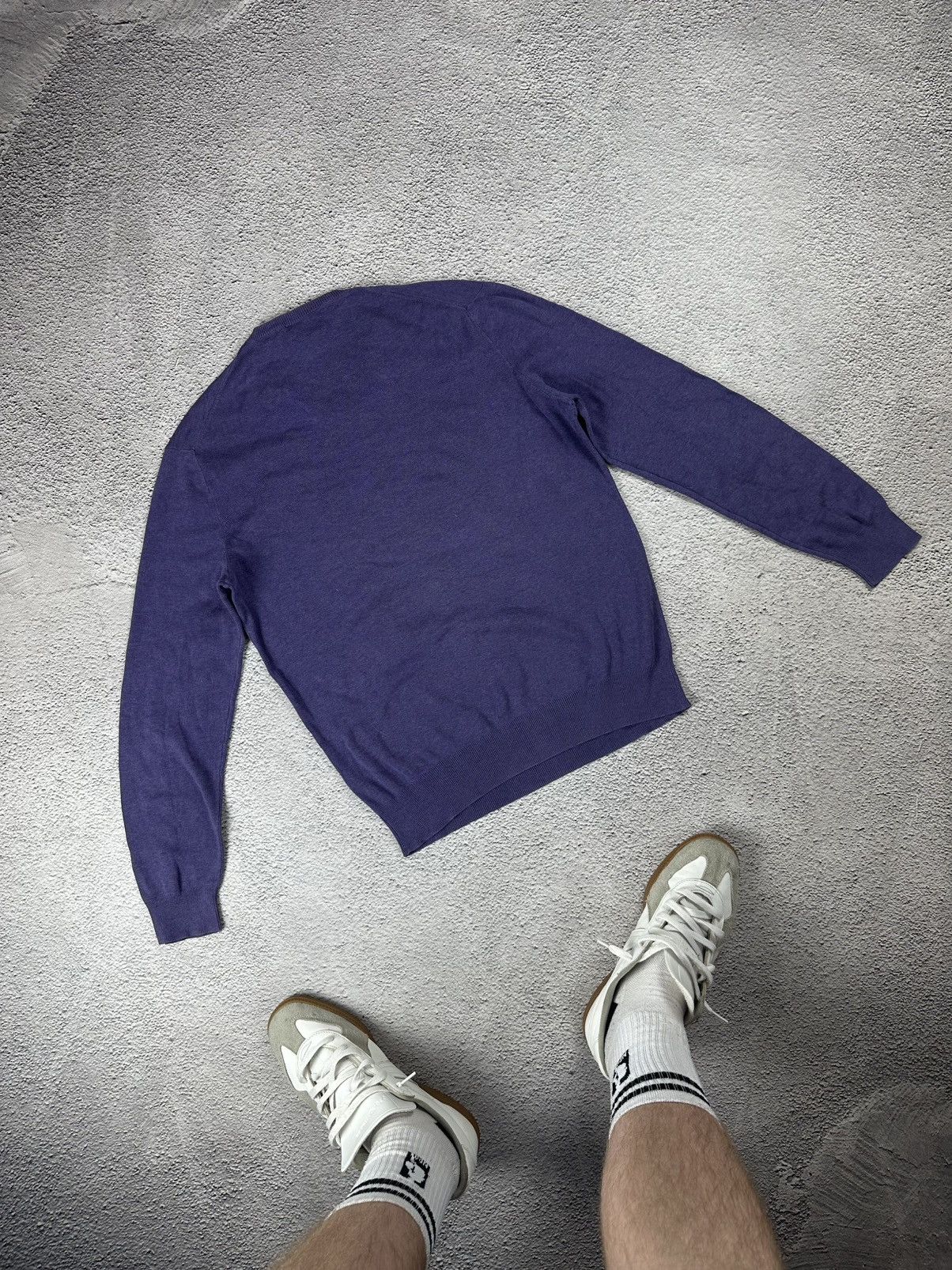 Polo Ralph Lauren Vintage Polo by Ralph Lauren Knit V-Neck Pullover Old Money Size US S / EU 44-46 / 1 - 2 Thumbnail