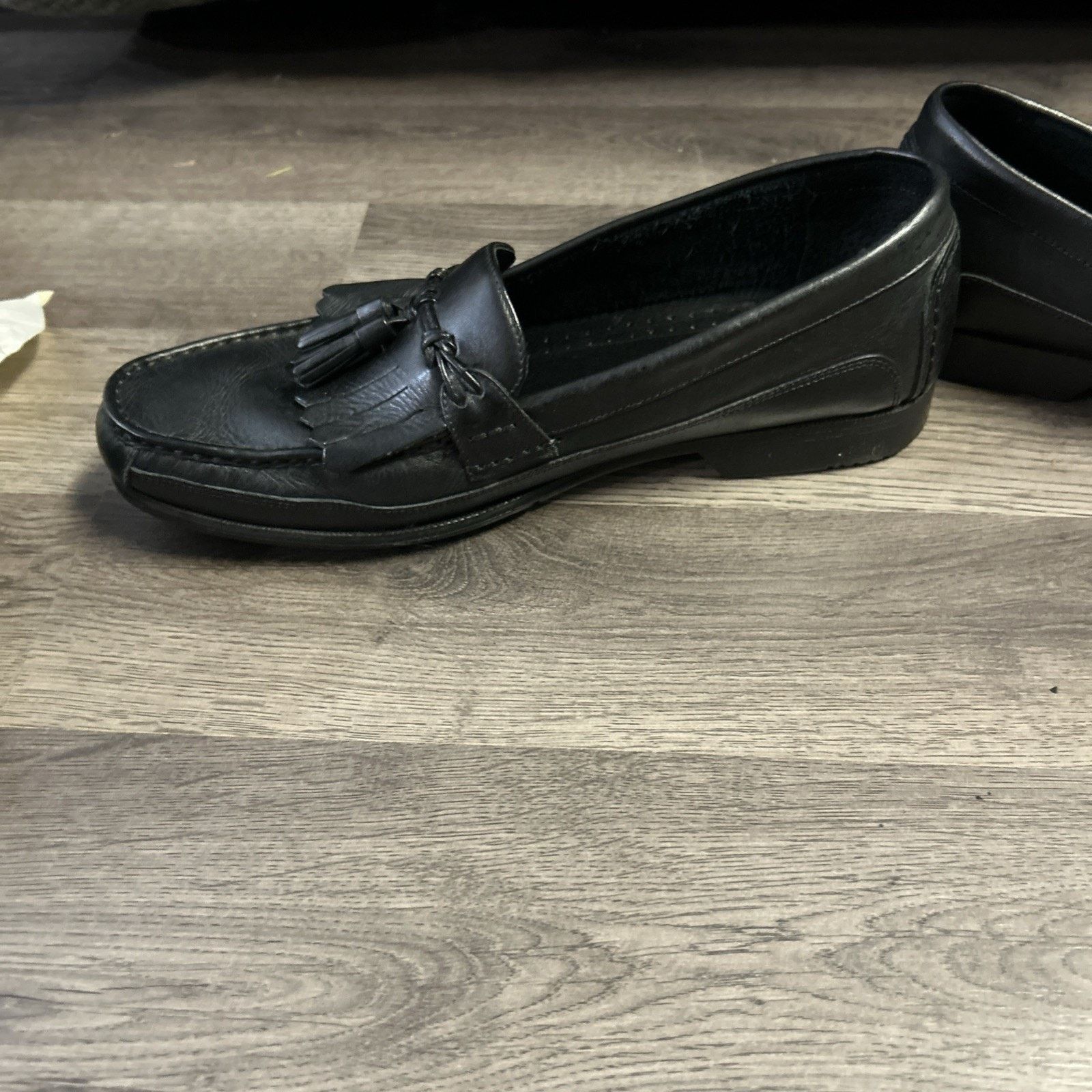 Bass Men’s Bass Loafers With Accent Black Edgewater Size 12 W/Box Size US 12 / EU 45 - 8 Thumbnail