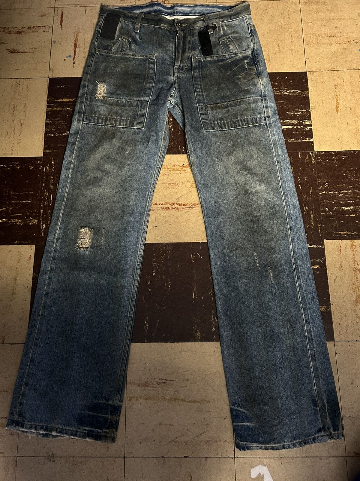 Rick Owens Slab Denim | Grailed