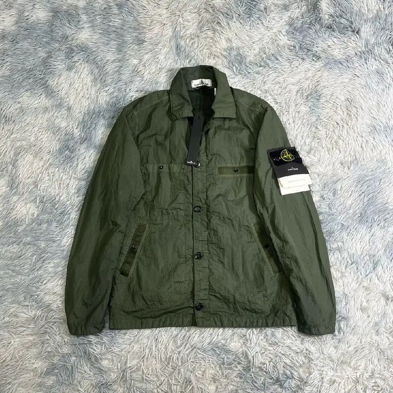 Stone Island Stone Island Men's Green Nylon Jacket 0089 Size US S / EU 44-46 / 1 - 1 Thumbnail