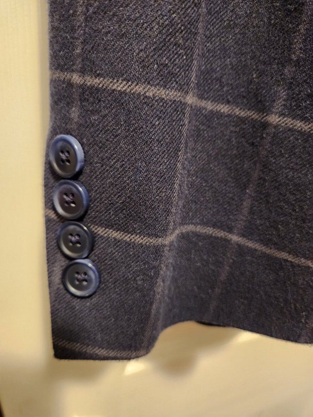 Izod Izod men's blue 98%cotton sport coat blazer jacket size: 48R Size 48R - 4 Thumbnail