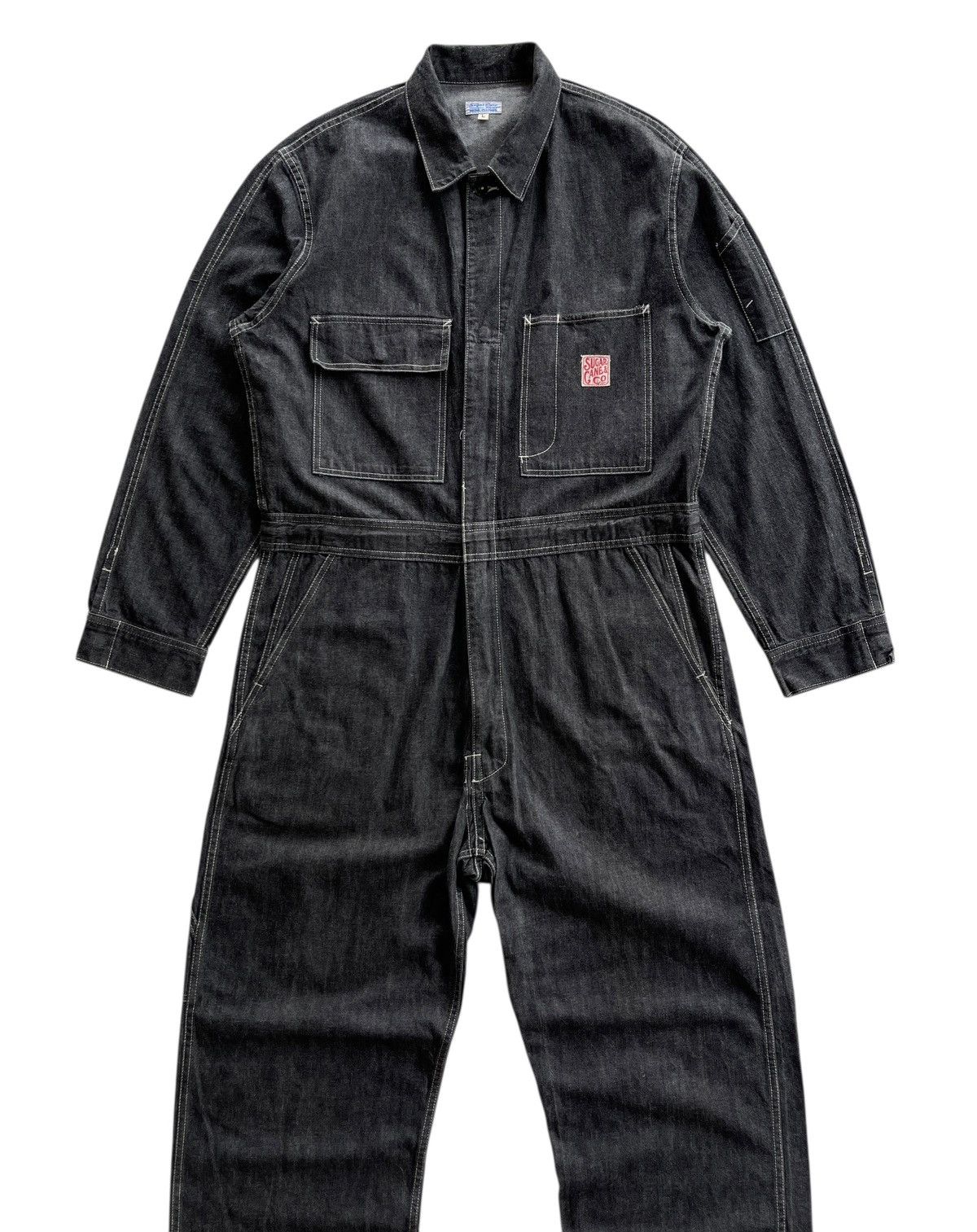 Sugar Cane RARE!!! 70s Sugar Cane Toyo Enterprices Denim Coverall Size US 40 / EU 56 - 10 Thumbnail
