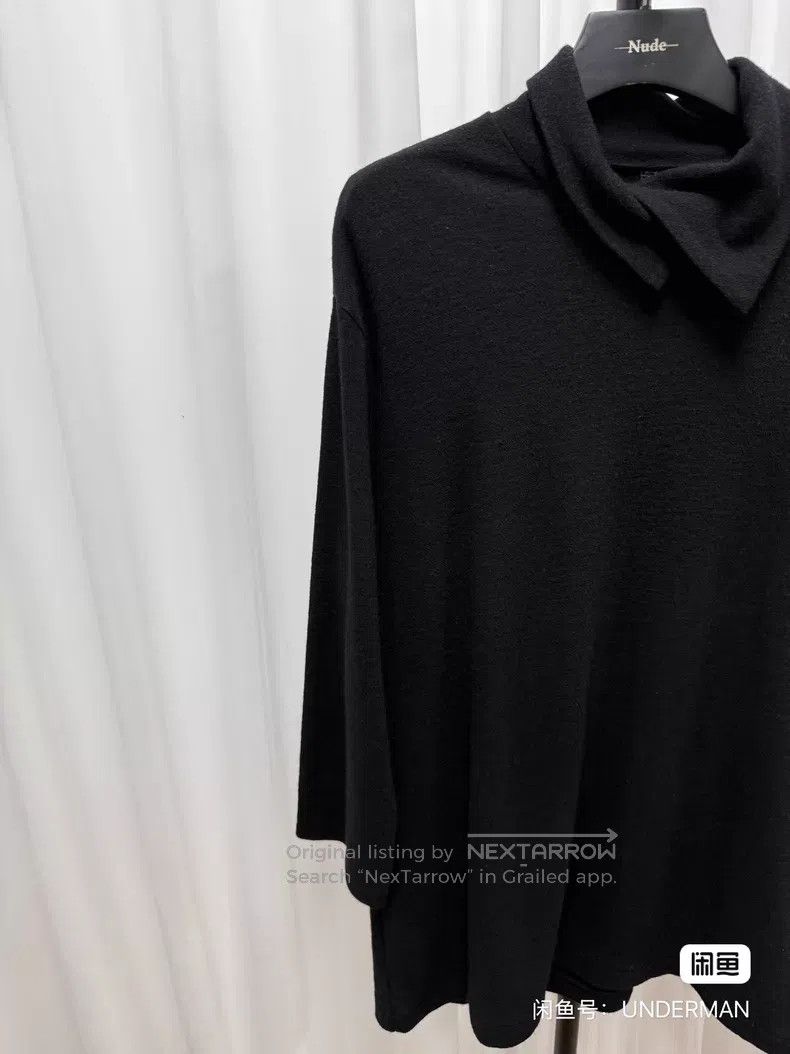 Yohji Yamamoto Yohji Yamamoto High-neck wool knit sweater| Size US L / EU 52-54 / 3 - 2 Thumbnail